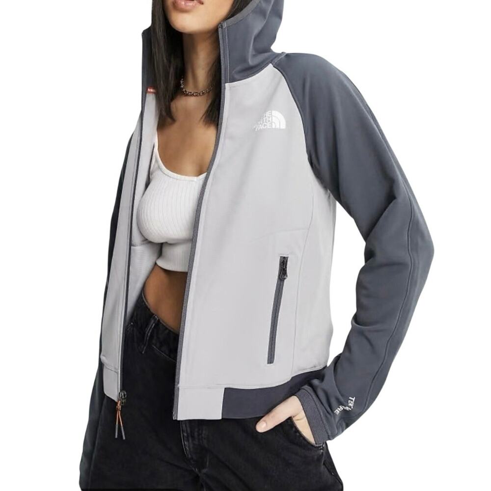 The North Face Tekware Flashdry Full Zip Jacket Hoodie Pockets Womens XXL EUC